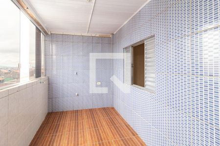 Cozinha e área de serviço de casa para alugar com 1 quarto, 60m² em Conceicao, Osasco