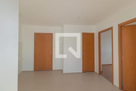 Sala/Cozinha de apartamento para alugar com 2 quartos, 43m² em Fátima, Canoas