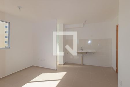 Sala/Cozinha de apartamento para alugar com 2 quartos, 43m² em Fátima, Canoas