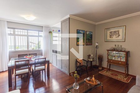 Sala 1 de apartamento à venda com 3 quartos, 120m² em Santo Antônio, Belo Horizonte