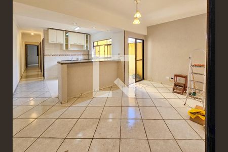 Sala/Cozinha de apartamento à venda com 2 quartos, 70m² em Vila Alzira, Santo André