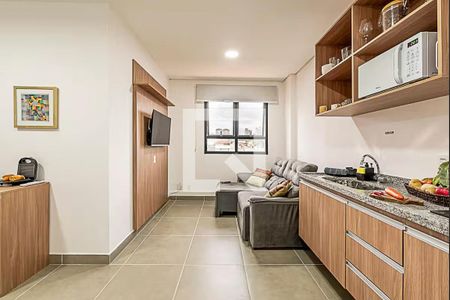 Sala/Cozinha de apartamento à venda com 2 quartos, 48m² em Vila Campestre, São Bernardo do Campo