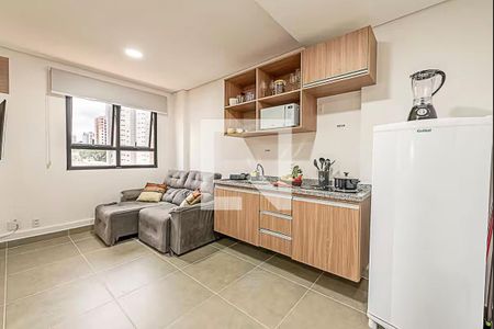 Sala/Cozinha de apartamento à venda com 2 quartos, 48m² em Vila Campestre, São Bernardo do Campo
