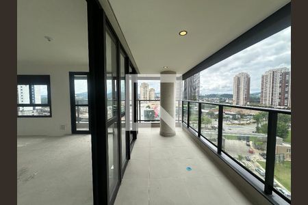 Varanda da Sala de apartamento à venda com 2 quartos, 107m² em Alphaville Empresarial, Barueri