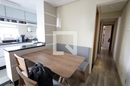 Sala de Jantar de apartamento à venda com 2 quartos, 51m² em Vila Assunção, Santo André