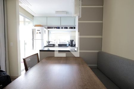 Sala de Jantar de apartamento à venda com 2 quartos, 51m² em Vila Assunção, Santo André