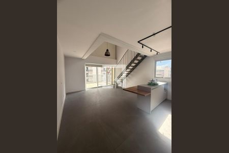 Sala/cozinha de apartamento para alugar com 1 quarto, 79m² em Cerqueira César, São Paulo