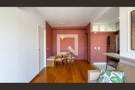 Sala de apartamento para alugar com 1 quarto, 49m² em Vila Cordeiro, São Paulo