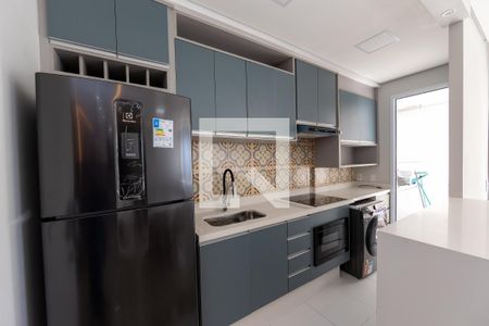 Sala_Cozinha de apartamento para alugar com 1 quarto, 45m² em Vila Nilva, Barueri