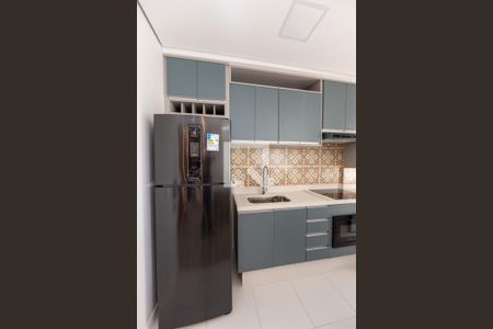 Sala_Cozinha de apartamento para alugar com 1 quarto, 45m² em Vila Nilva, Barueri