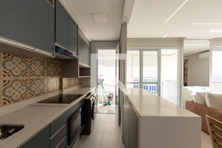 Sala_Cozinha de apartamento para alugar com 1 quarto, 45m² em Vila Nilva, Barueri