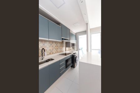 Sala_Cozinha de apartamento para alugar com 1 quarto, 45m² em Vila Nilva, Barueri