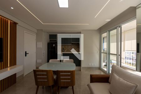 Sala_Cozinha de apartamento para alugar com 1 quarto, 45m² em Vila Nilva, Barueri