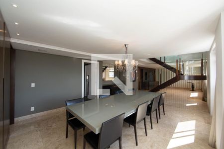 SALA de apartamento à venda com 3 quartos, 366m² em Sion, Belo Horizonte