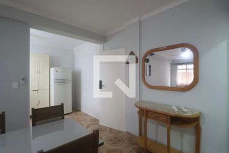 Sala de apartamento para alugar com 1 quarto, 75m² em Balneario Cidade Atlantica, Guarujá