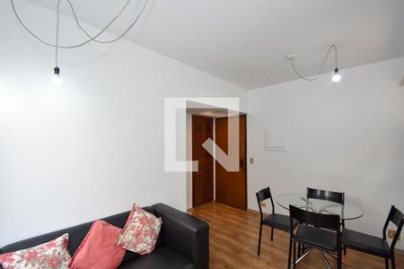 sala de estar de kitnet/studio para alugar com 2 quartos, 50m² em Jardim Paulista, São Paulo