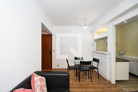 sala de estar de kitnet/studio para alugar com 2 quartos, 50m² em Jardim Paulista, São Paulo