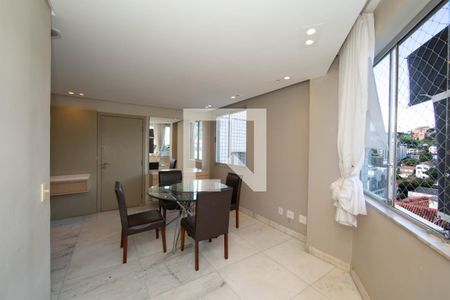 SALA de apartamento à venda com 3 quartos, 95m² em Serra, Belo Horizonte