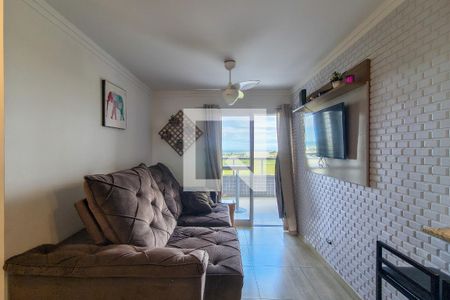 Sala de apartamento para alugar com 2 quartos, 77m² em Nova Mirim, Praia Grande