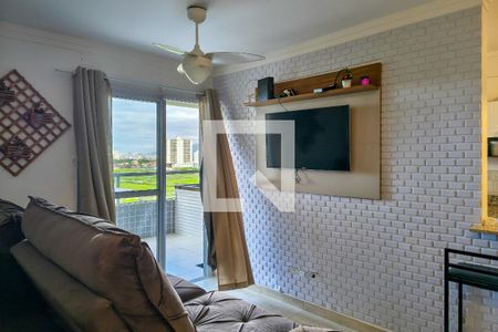 Sala de apartamento para alugar com 2 quartos, 77m² em Nova Mirim, Praia Grande