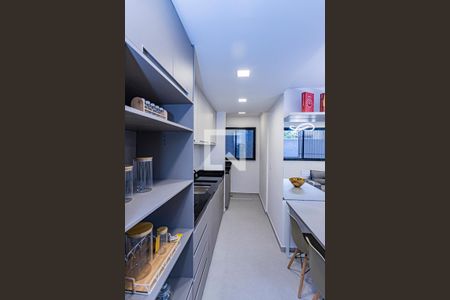 Sala, cozinha e área de serviço de apartamento à venda com 2 quartos, 42m² em Parque Sao Domingos, São Paulo