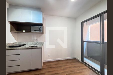 Sala/Cozinha de apartamento para alugar com 1 quarto, 24m² em Vila Nova Conceição, São Paulo