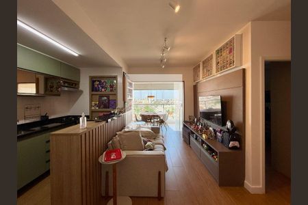 Sala de apartamento à venda com 2 quartos, 64m² em Jardim Prudência, São Paulo
