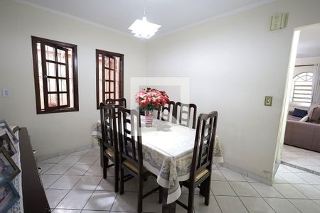 Sala de Jantar de casa à venda com 3 quartos, 173m² em Jardim Ocara, Santo André