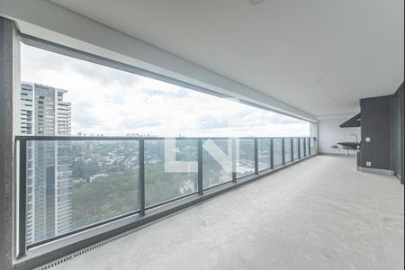 Varanda de apartamento para alugar com 3 quartos, 185m² em Real Parque, São Paulo