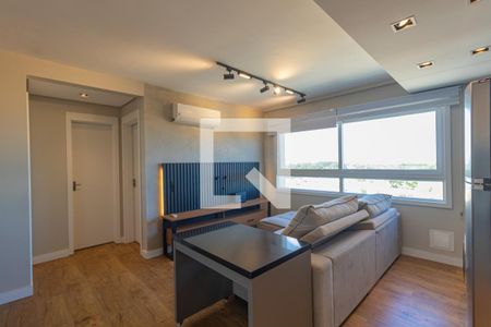 Sala/Cozinha de apartamento para alugar com 2 quartos, 54m² em Centro, Canoas