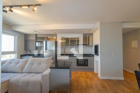 Sala/Cozinha de apartamento para alugar com 2 quartos, 54m² em Centro, Canoas