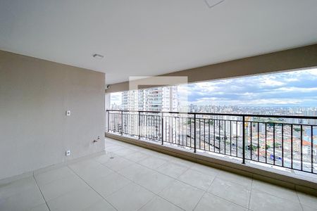 Varanda da Sala de apartamento para alugar com 3 quartos, 126m² em Brás, São Paulo