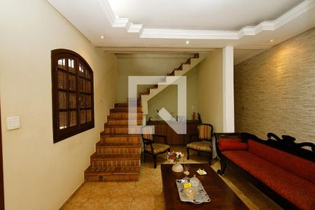 Sala casa 1 de casa à venda com 4 quartos, 360m² em Jardim América, Belo Horizonte