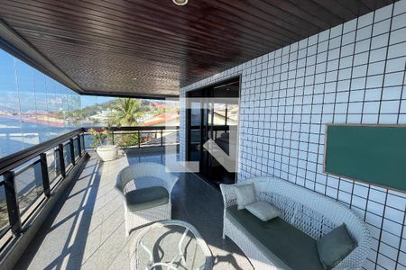 Varanda de apartamento à venda com 4 quartos, 185m² em Cocotá, Rio de Janeiro