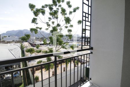 Varanda da Sala de apartamento à venda com 2 quartos, 42m² em Barra Olímpica, Rio de Janeiro
