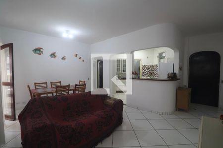 Sala de apartamento para alugar com 2 quartos, 85m² em Jardim Ana Maria, Guarujá