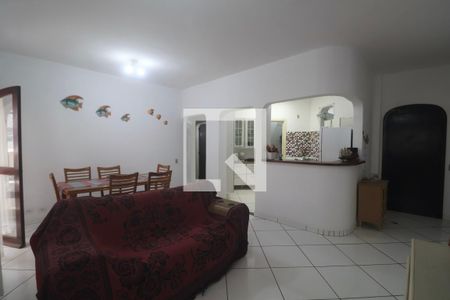 Sala de apartamento para alugar com 2 quartos, 85m² em Jardim Ana Maria, Guarujá