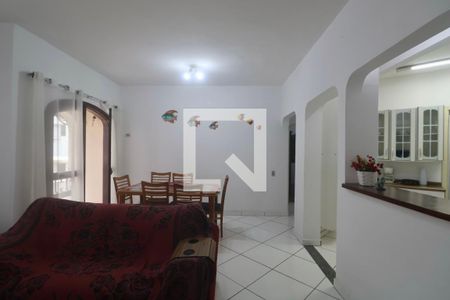 Sala de apartamento para alugar com 2 quartos, 85m² em Jardim Ana Maria, Guarujá