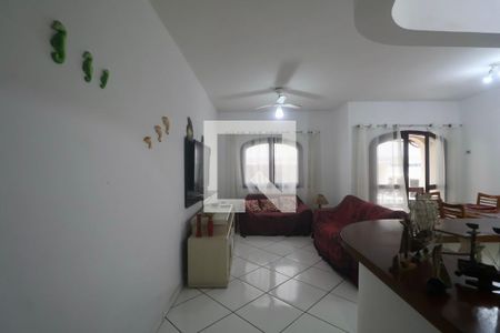 Sala de apartamento para alugar com 2 quartos, 85m² em Jardim Ana Maria, Guarujá