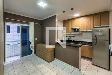 Sala  de apartamento para alugar com 1 quarto, 36m² em Cidade Ocian, Praia Grande