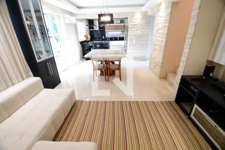 Sala de casa de condomínio para alugar com 3 quartos, 340m² em Residencial Barão do Café, Campinas