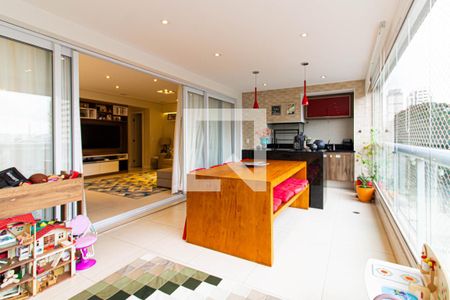 Varanda de apartamento para alugar com 4 quartos, 134m² em Vila Romana, São Paulo