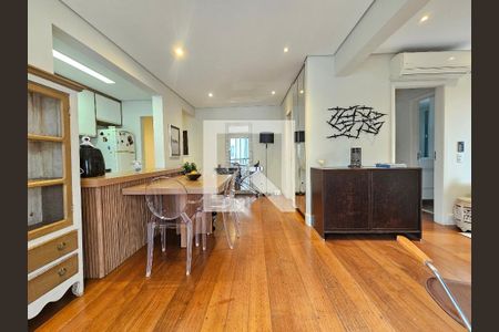 Sala de apartamento à venda com 1 quarto, 63m² em Campo Belo, São Paulo