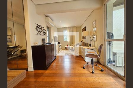 Sala de apartamento à venda com 1 quarto, 63m² em Campo Belo, São Paulo