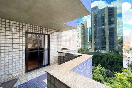 Varanda da Sala de apartamento para alugar com 1 quarto, 49m² em Savassi, Belo Horizonte