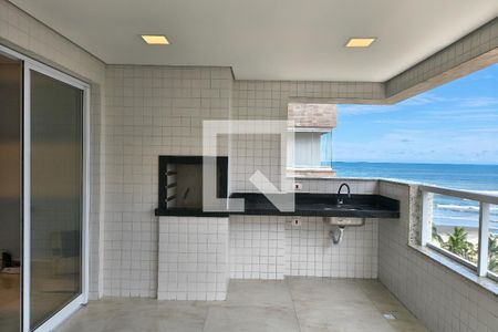 Sacada  de apartamento para alugar com 3 quartos, 102m² em Vila Caiçara, Praia Grande