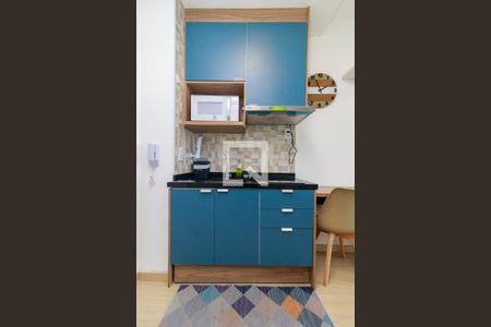 Sala/Cozinha de kitnet/studio para alugar com 1 quarto, 34m² em Santo Amaro, São Paulo