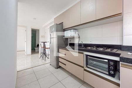 Cozinha e Área de Serviço de apartamento à venda com 2 quartos, 37m² em Sé, São Paulo