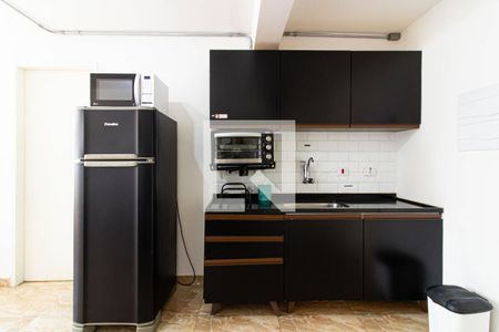 Cozinha de apartamento para alugar com 1 quarto, 37m² em Centro Histórico de São Paulo, São Paulo