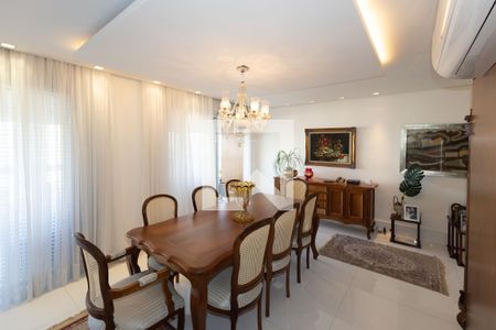 Sala de Jantar de apartamento à venda com 4 quartos, 194m² em Vila da Serra, Nova Lima